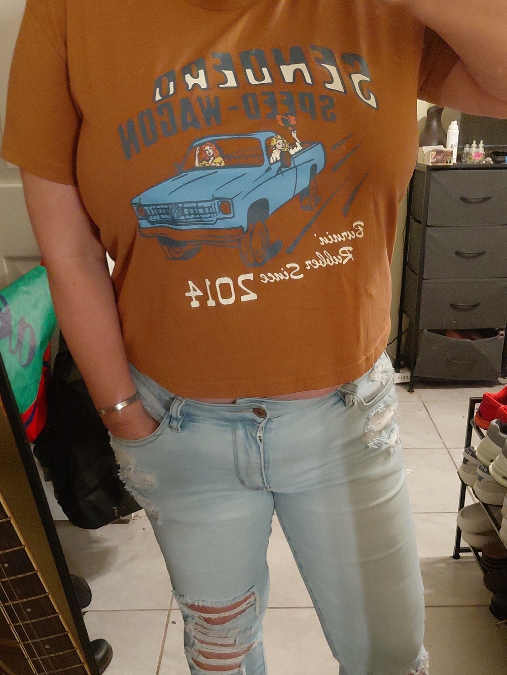 Sendero Speed-Wagon Graphic Tee - Brown